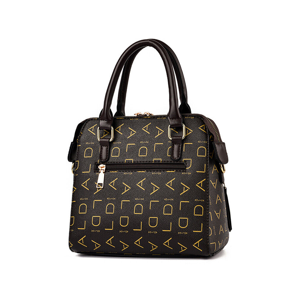 Women PU Leather Handbag Shoulder Bag Crossbody Satchel Messenger Purse Tote 24Hr Smart